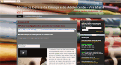 Desktop Screenshot of forumvilamaria.blogspot.com
