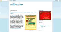 Desktop Screenshot of bemultimillionaire.blogspot.com