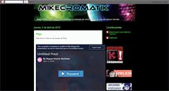 Desktop Screenshot of mikecromatik.blogspot.com