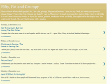 Tablet Screenshot of fiftyfatandgrumpy.blogspot.com
