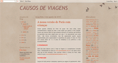 Desktop Screenshot of causosdeviagens.blogspot.com