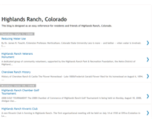 Tablet Screenshot of highlandsranchco.blogspot.com