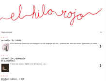 Tablet Screenshot of analuisa-elhilorojo.blogspot.com