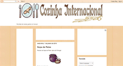 Desktop Screenshot of internacionalcozinha.blogspot.com