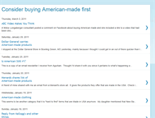 Tablet Screenshot of buyamericanmadefirst.blogspot.com