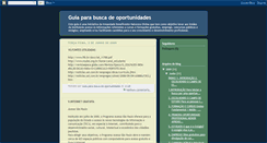 Desktop Screenshot of guiaparabuscadeoportunidades.blogspot.com