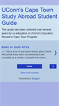 Mobile Screenshot of capetownstudentguide.blogspot.com