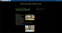 Desktop Screenshot of popularrealestategoa.blogspot.com