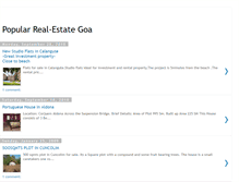 Tablet Screenshot of popularrealestategoa.blogspot.com