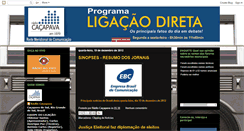 Desktop Screenshot of blogdoligacaodireta.blogspot.com