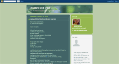 Desktop Screenshot of mustardandcress.blogspot.com