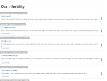 Tablet Screenshot of ovainfertility.blogspot.com