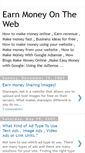 Mobile Screenshot of earnmoneyontheweb.blogspot.com