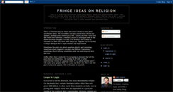 Desktop Screenshot of fringeideasonreligion.blogspot.com