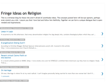 Tablet Screenshot of fringeideasonreligion.blogspot.com