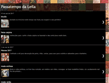 Tablet Screenshot of passatempodaleila.blogspot.com