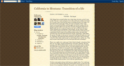 Desktop Screenshot of californiatomontanablog.blogspot.com