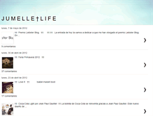 Tablet Screenshot of jumelle-life.blogspot.com