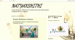 Desktop Screenshot of natyakshithi.blogspot.com