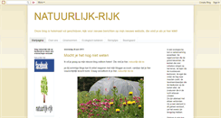 Desktop Screenshot of natuurlijk-rijk.blogspot.com