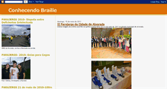 Desktop Screenshot of conhecendobraille.blogspot.com