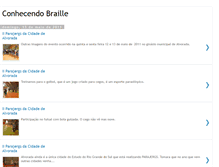 Tablet Screenshot of conhecendobraille.blogspot.com