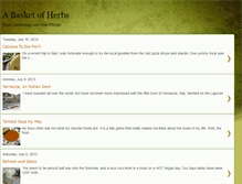 Tablet Screenshot of abasketofherbs.blogspot.com