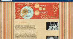 Desktop Screenshot of mommyandaministry.blogspot.com