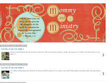 Tablet Screenshot of mommyandaministry.blogspot.com