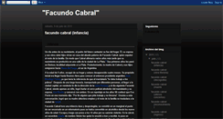 Desktop Screenshot of facundocabral2011-jehnson.blogspot.com