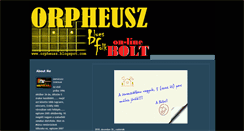 Desktop Screenshot of orpheuszbolt.blogspot.com