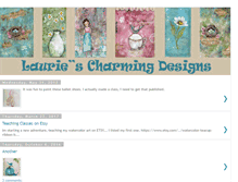 Tablet Screenshot of lauriescharmingdesigns.blogspot.com