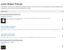 Tablet Screenshot of justinbieberfriends.blogspot.com