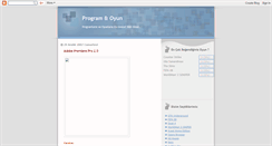 Desktop Screenshot of programoyun.blogspot.com