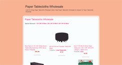 Desktop Screenshot of papertableclothswholesalereviews.blogspot.com