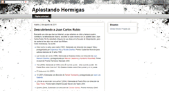 Desktop Screenshot of aplastandohormigas.blogspot.com