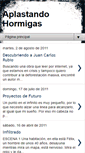 Mobile Screenshot of aplastandohormigas.blogspot.com