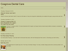 Tablet Screenshot of cosgrovedentalcare.blogspot.com