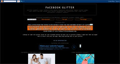 Desktop Screenshot of facebook-glitter.blogspot.com