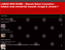 Tablet Screenshot of maznahbaharicosmetics.blogspot.com