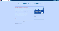 Desktop Screenshot of fairhavenevents.blogspot.com