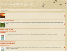 Tablet Screenshot of ambientalez.blogspot.com