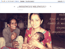 Tablet Screenshot of merenguemilengue.blogspot.com
