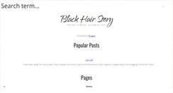 Desktop Screenshot of blackhairstory.blogspot.com