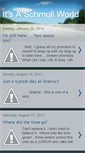 Mobile Screenshot of itsaschmollworld.blogspot.com
