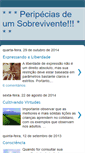 Mobile Screenshot of peripeciasdeumsobrevivente.blogspot.com