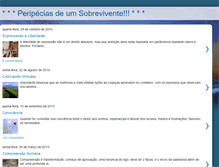 Tablet Screenshot of peripeciasdeumsobrevivente.blogspot.com