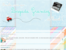 Tablet Screenshot of desejadagravidez.blogspot.com