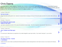 Tablet Screenshot of chrisdaems.blogspot.com