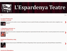 Tablet Screenshot of espardenyateatre.blogspot.com